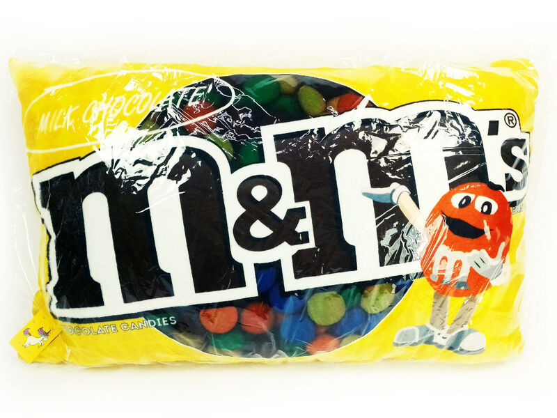 Подушка-игрушка ММдемс желтый 49*29см SKL-001