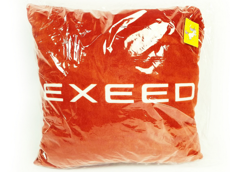 Подушка-игрушка Exeed красная 35х35см CRL-030