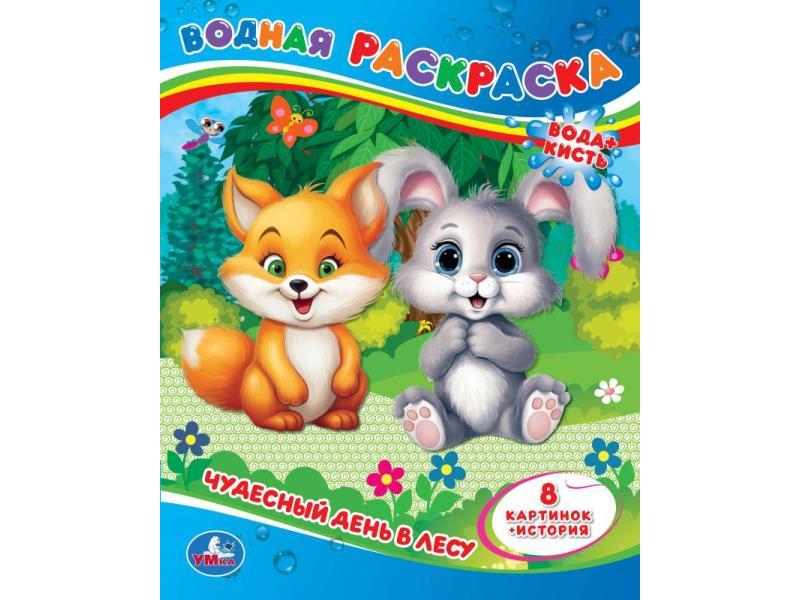 ВОДНАЯ РАСКРАСКА. ЧУДЕСНЫЙ ДЕНЬ В ЛЕСУ