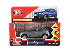 Технопарк. Машина "NISSAN QASHQAI" металл. инерц. 12 см (открыв. двери, багажник) серый