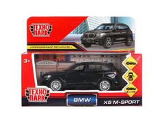 Технопарк. Машина «BMW X5 M-SPORT» металл. инерц. 12 см (открыв. двери, багажник) черный