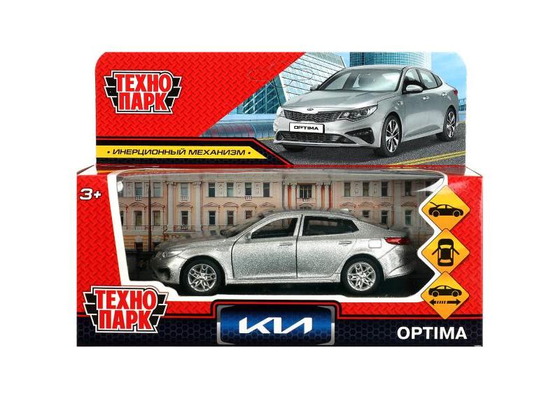 Технопарк. Машина "KIA OPTIMA" металл. инерц. 12 см (открыв. двери, багажник) серебристый