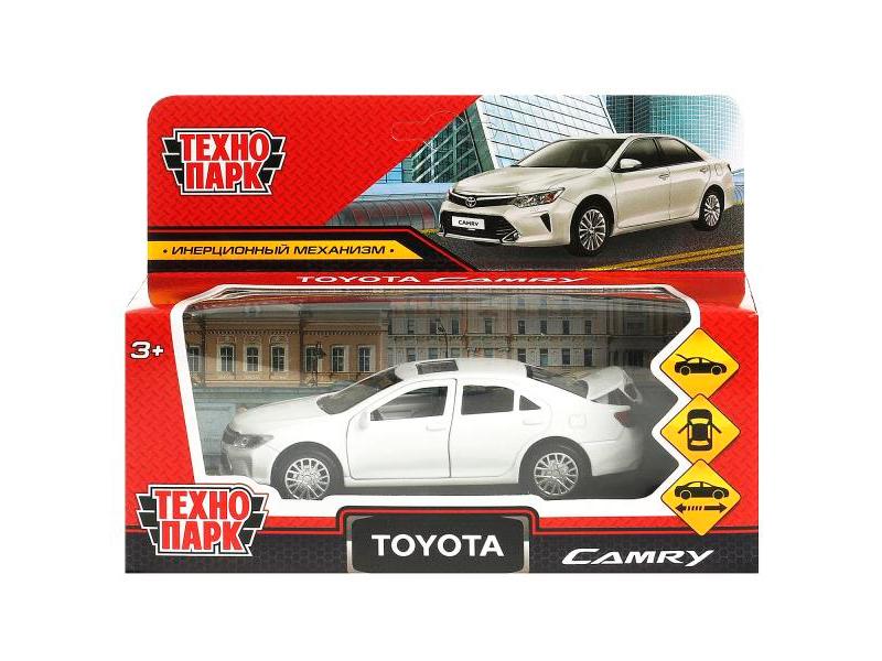 Купить оптом Технопарк. Машина "TOYOTA CAMRY" металл. инерц. 12 см (открыв. двери, багажник) белый в Луганске