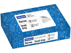 Ластик «OfficeSpace. Small drop» форма капли 38*22*16мм (30шт/уп)