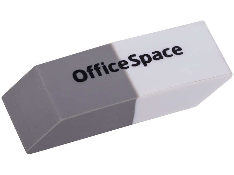 Ластик «OfficeSpace» прямоугольный, скошенные края 41*14*8мм (40шт/уп)