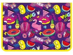 Папка для тетрадей А4 «Chillout» 2 отделения (пластик, на молнии)