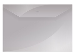 70502 [281221]Папка-конверт А4 на кнопке «OfficeSpace» 120мкм ПРОЗРАЧНАЯ