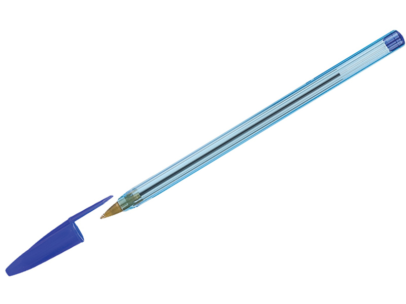 Ручка шариковая «OfficeSpace. LC-Blue» прозрачный корпус 0,7 мм СИНЯЯ (50шт/уп)