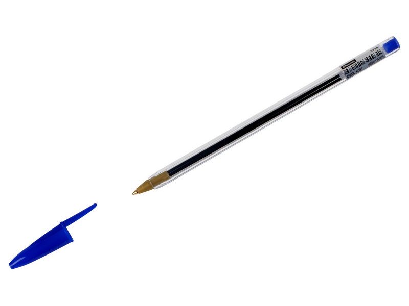 Ручка шариковая «OfficeSpace. LC» прозрачный корпус 0,7 мм СИНЯЯ (50шт/уп)