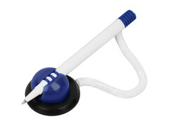 Ручка шариковая настольная «OfficeSpace» белый корпус 0,7 мм СИНЯЯ TBbu_68756