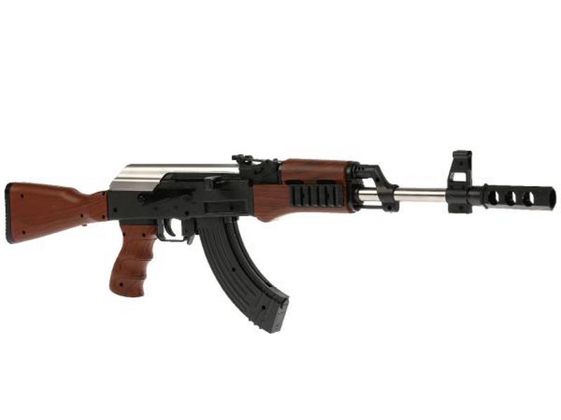 Купить оптом Автомат 60 см с пульками (глушитель) в пак. 100002401 в Луганске