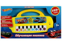 71088 [HT1050-R7]Обучающее пианино на бат. «Хот Вилс» (свет, 200 звуков и фраз) 31*17*3 см в кор. HT1050-R7