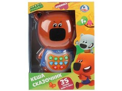 71094 [STORY-BEAR-KESHA]Обучающая игрушка на бат. «Ми-ми-мишки. Кеша-сказочник» (свет, 35 песен, стихов, фраз) 16*22*9 см в кор. STORY-BEAR-KESHA