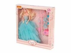 71145 [02666]Кукла "Ксюша" 30 см в пышном платье + аксессуары 7 эл. в коробке