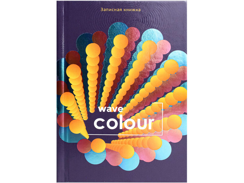 ЗАПИСНАЯ КНИЖКА А6 64л «РАЗНОЦВЕТНЫЕ КРУГИ» (7БЦ, глян. лам.)