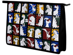 Папка А4 для тетрадей «ДИНО-КОМИКС» (пластик, дно с расширением, на молнии)