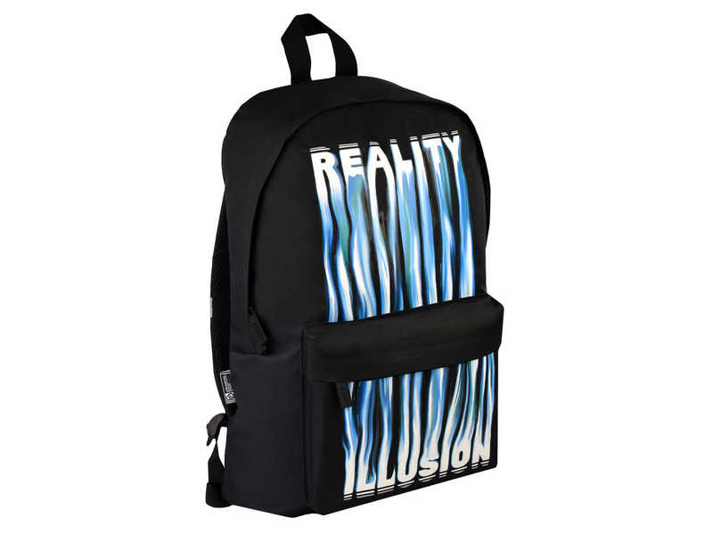 Рюкзак «ИЛЛЮЗИЯ РЕАЛЬНОСТИ» 28,5*43*11 см (полиэстер, 1 отделение на молнии, уплотненная спинка)