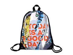 Сумка-мешок «НАСТЕННАЯ ЖИВОПИСЬ» 36*48 см (полиэстер)