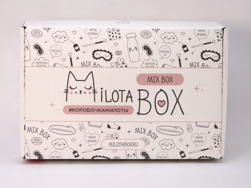 Сувенирная коробка MilotaBox "Mix Box" с набором подарков-сюрпризов 29*19*9 см