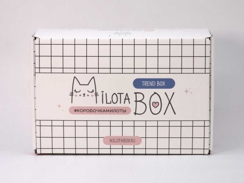 Сувенирная коробка MilotaBox "Trend Box" с набором подарков-сюрпризов 29*19*9 см