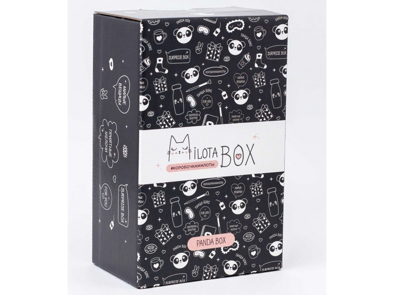 Сувенирная коробка MilotaBox "Panda" с набором подарков-сюрпризов 22*14*9 см