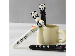 71737 [BP215-02]Ручка автомат. 10 в 1 "Many White Pandas"
