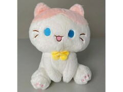 71749 [106-057-03]Мягкая игрушка "Cat smiling" 20 см розовая