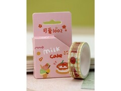 71801 [601A-04]Декоративный скотч «Milk cake»