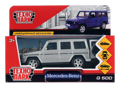 71985 [G-СLASS-SL] Технопарк. Машина «MERCEDES-BENZ G-CLASS» металл. инерц. 12 см (открыв. двери, багажник) серебристый