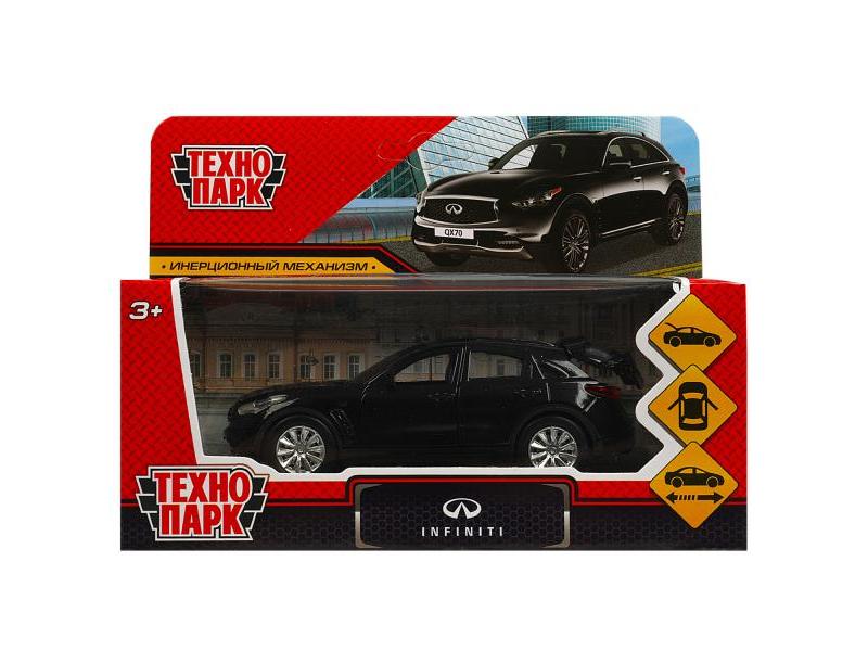 Технопарк. Машина «INFINITI QX70» металл. инерц. 12 см (открыв. двери, багажник) черный