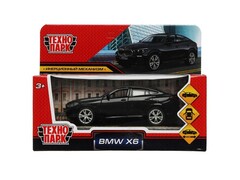 Технопарк. Машина «BMW X6» металл. инерц. 12 см (открыв. двери, багажник) черный