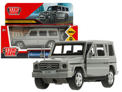 Технопарк. Машина «MERCEDES-BENZ G-CLASS» металл. инерц. 12 см (открыв. двери, багажник) серый
