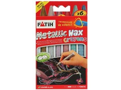 Набор пастели восковой "FATIH METALLIC" 6 цветов