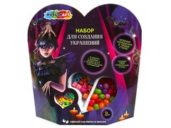 72058 [BEADSET-WED]Набор для создания украшений «Венсдей» более 50 бусин