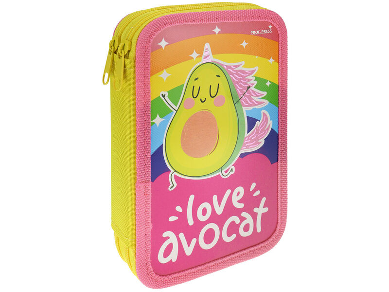 Купить оптом Пенал 2 секции «АВОКАДОРОГ» 190х115 мм (лам. картон, фольга) в Луганске