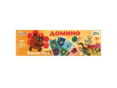 72253 []Домино пластик 3 в 1 «Винни-Пух» в кор.