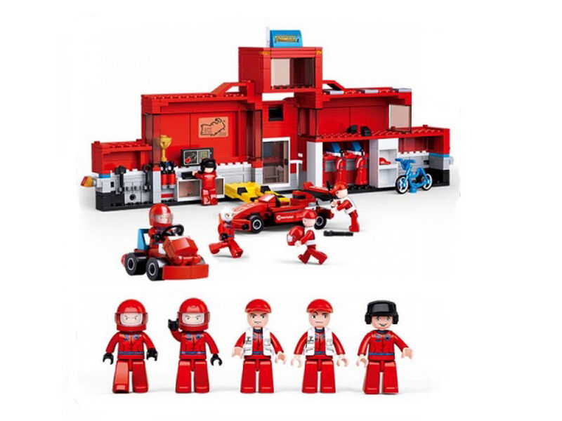 Купить оптом Конструктор «Пожарная станция» 557 дет. M38-B0375 в Луганске