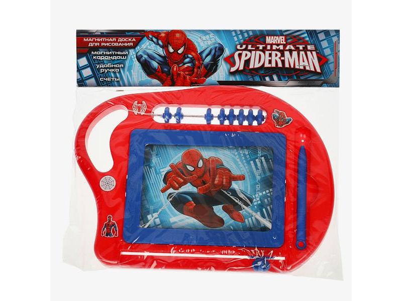 Доска магнитная для рисования «Человек-паук» со счетами 24*18 см в пак. B1638242-NSPM