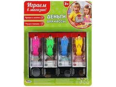 72409 [B1599348-R]Деньги игровые для кассы с лотком 26*21 см на планшете B1599348-R