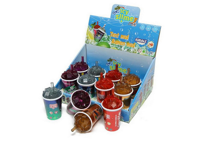 Купить оптом Слайм «Коктейль» цветной 12 см (12шт/уп) HL787 в Луганске