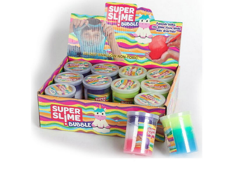 Купить оптом Слайм трехцветный дующийся 7 см (12шт/уп) 852 в Луганске