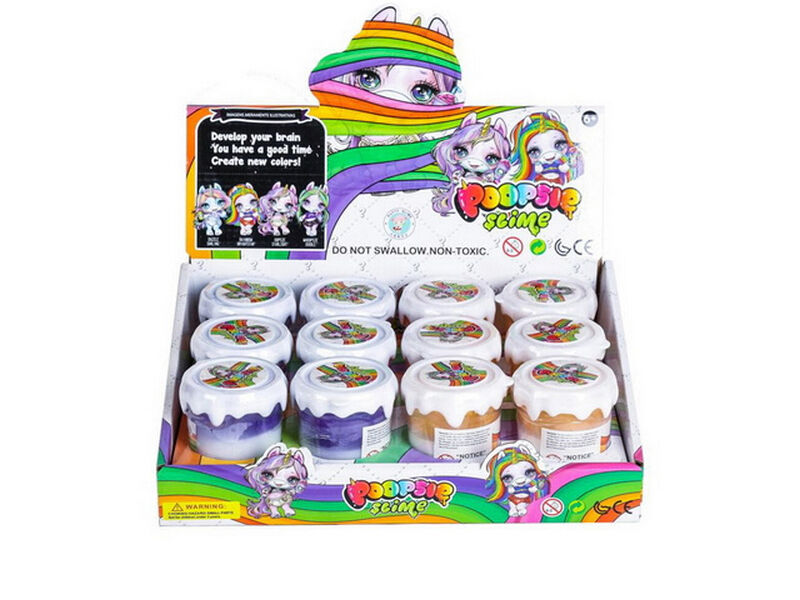 Купить оптом Слайм «Пупси» трехцветный 8 см (12шт/уп) LQ-002 в Луганске