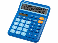72646 [CDC-110-BL]Калькулятор настольный 12-разрядный «Eleven» двойное питание 13*16 см синий