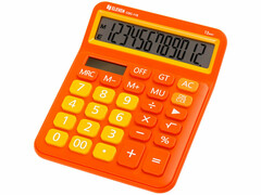 72647 [CDC-110-OR]Калькулятор настольный 12-разрядный «Eleven» двойное питание 13*16 см оранжевый