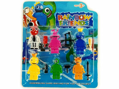 72872 [SL89211]Фигурки «Rainbow Friends» 6 шт 16*18 см на планшете SL89211