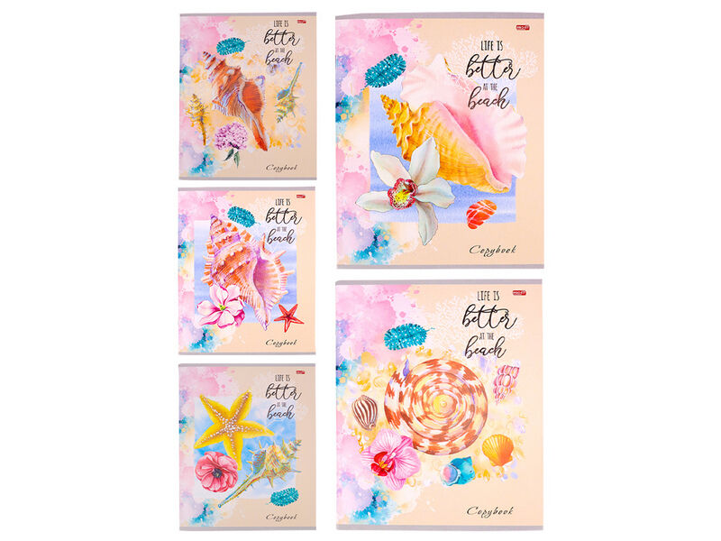 Купить оптом Тетрадь 48 л КЛЕТКА «ДАРЫ МОРЯ» (цвет. мелов. обл.) в Луганске