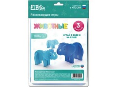 72946 [09-004]Конструктор изолон "Животные. Слоны" 3 фигурки 12 эл. в пак.