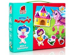 72966 [RK2060-04]Игра магнитная "Феи и единорог" 33 дет. в кор.
