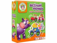 72979 [VT1310-01]Игра с липучками "Веселый фермер" 22 дет. в кор.
