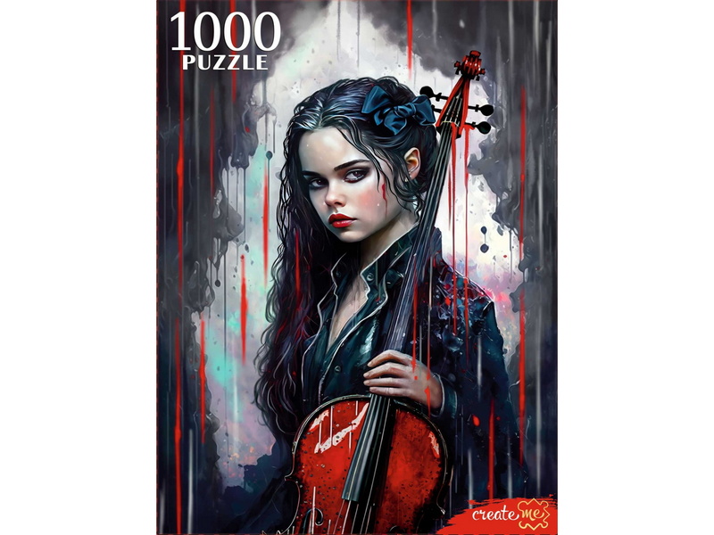 ПАЗЛЫ 1000 элементов. ДЕВУШКА С ВИОЛОНЧЕЛЬЮ